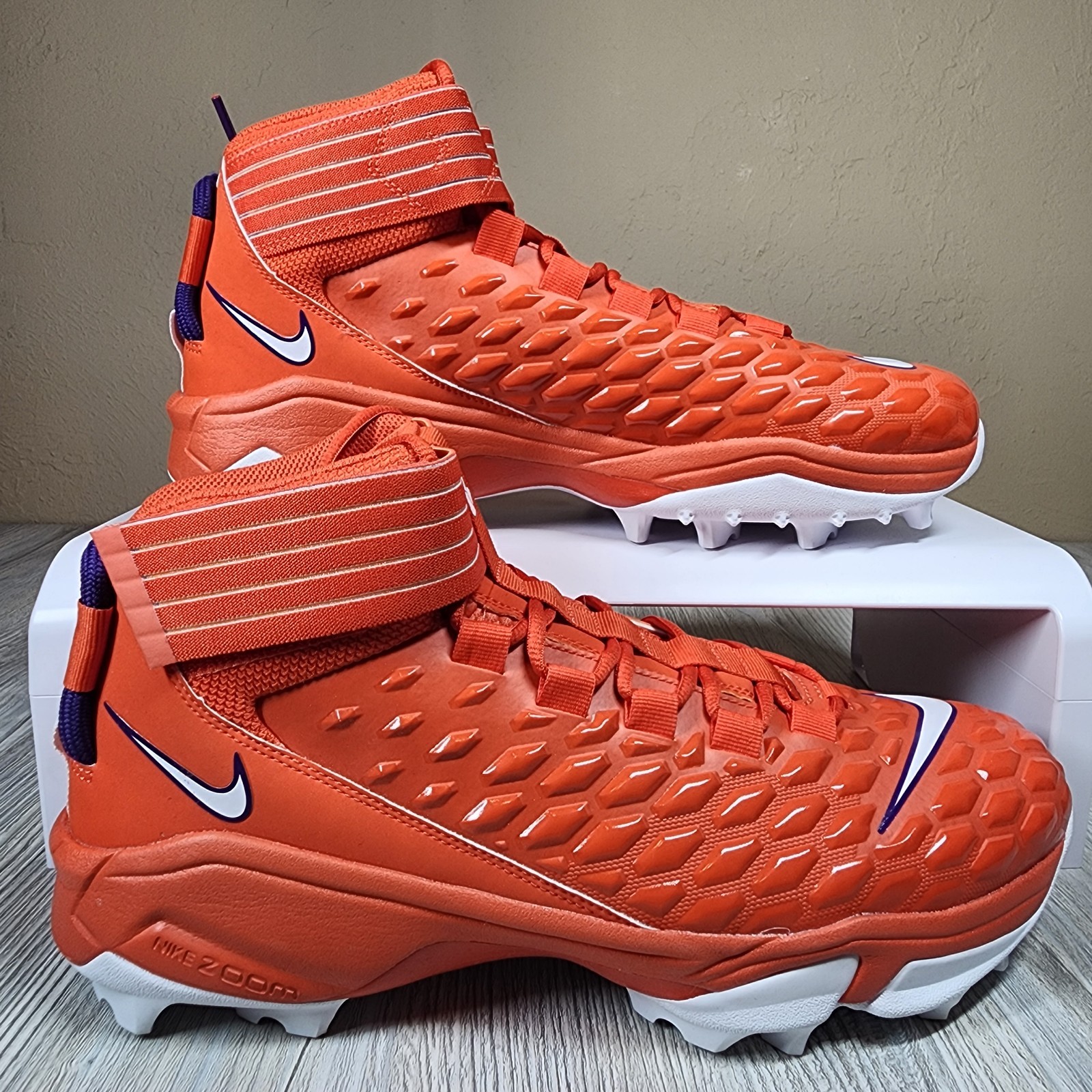 Nike Force Savage Pro 2 Shark Clemson PE Orange Mens Size 14 New CI9904-800