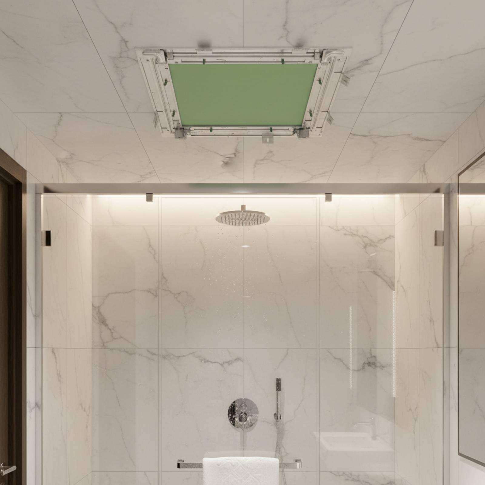 Inspection Inspection Panel with Aluminum Frame Pull-down Ceiling Access Panel