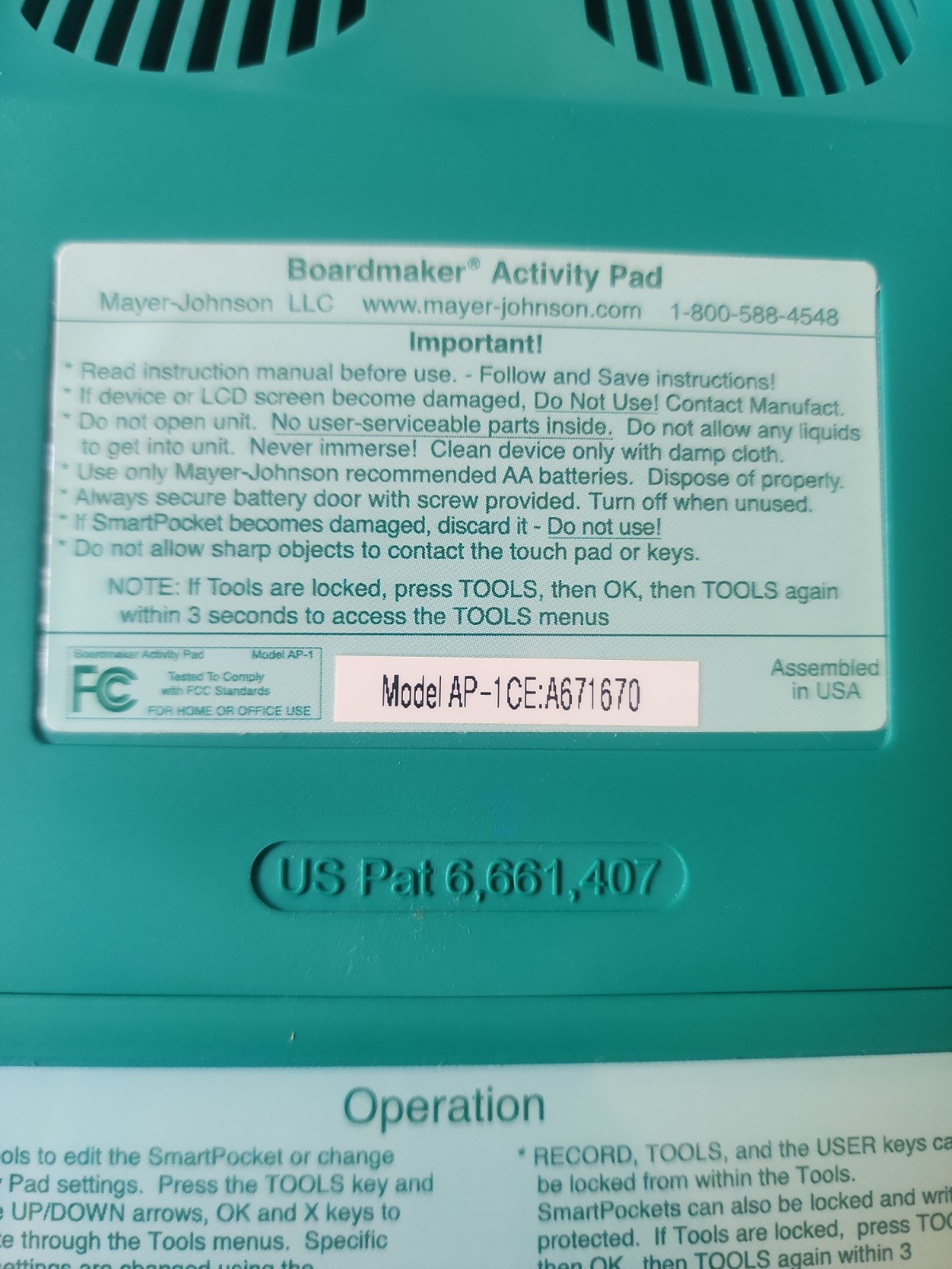 Mayer Johnson BoardMaker Activity Pad