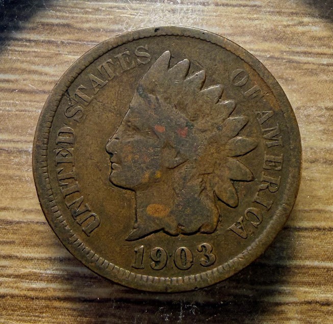 1903 Indian Head Cent - Actual Coin Shown - Free Shipping & Tracking INV#67