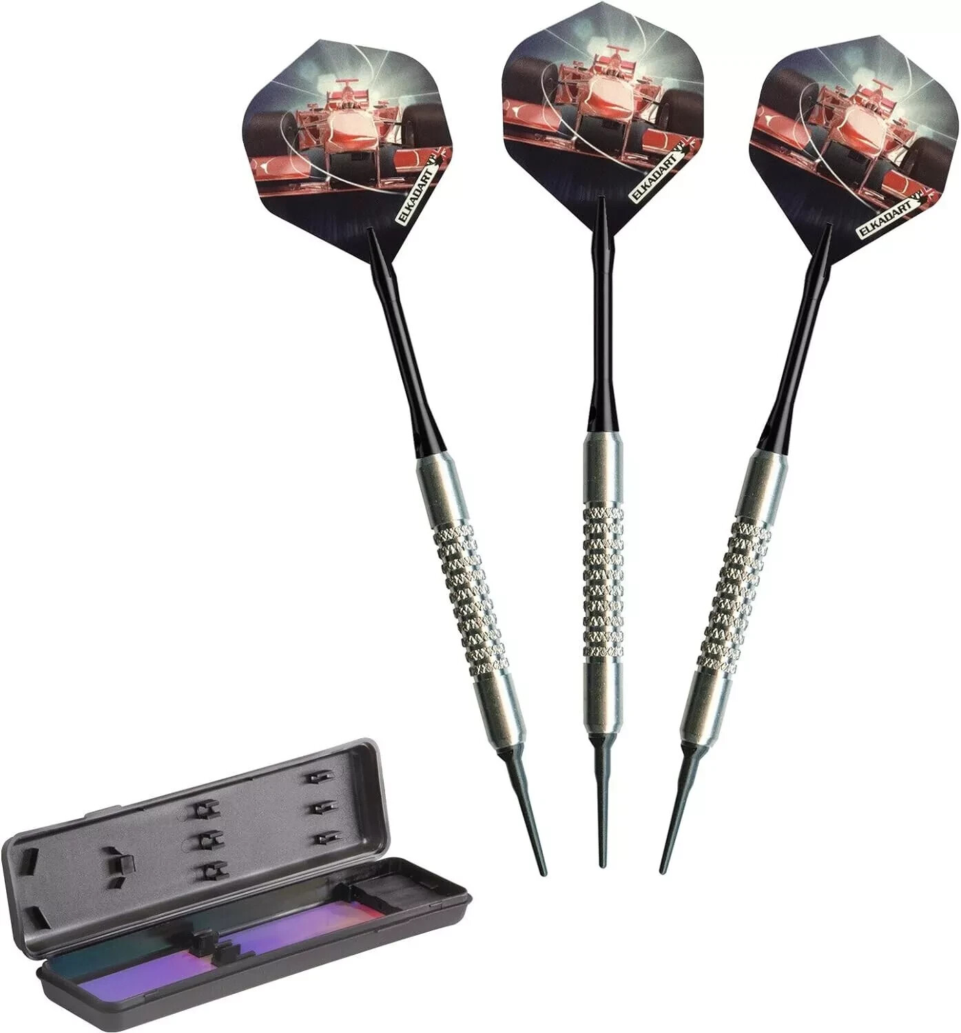 Elkadart Turbo Soft Tip Darts with Storage/Travel Case,Size - 12 Grams