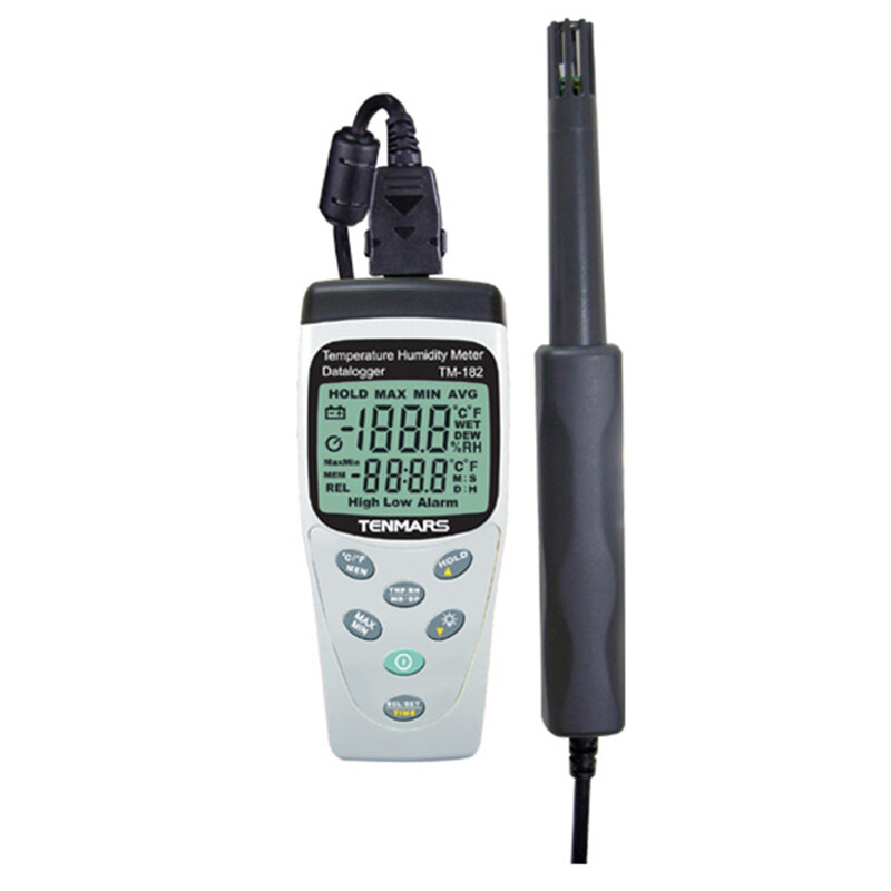 TENMARS TM-182 Temperature & Humidity Meter with Datalogging Function New