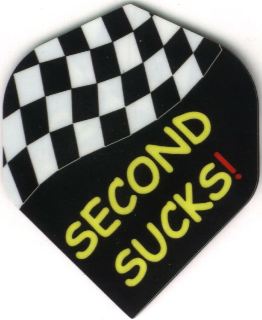 SECOND SUCKS Standard Dart Flights: 3 per set
