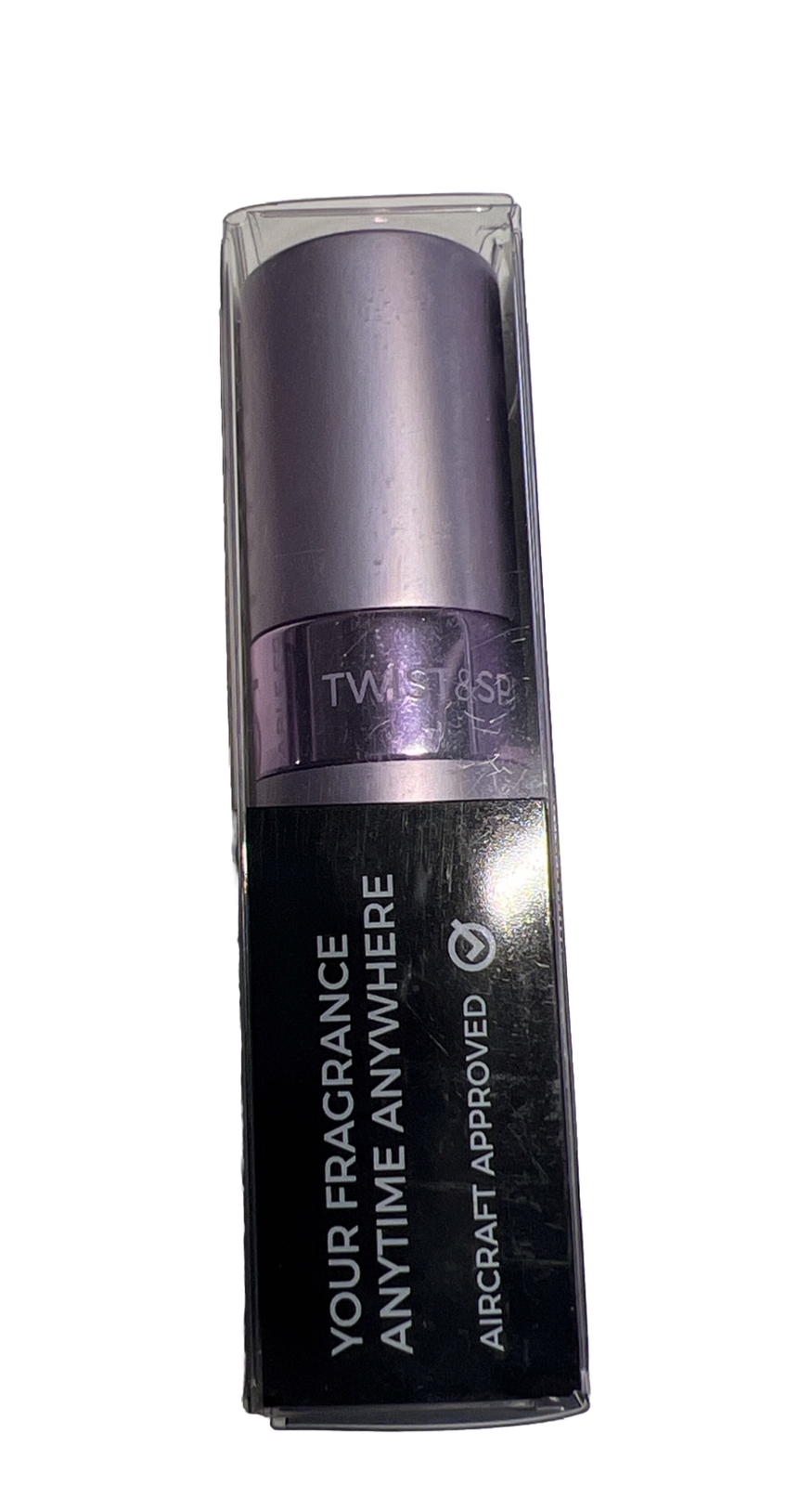 Twist And Spritz Atomizer-“Lavender/Lilac Color”8 Ml-100 Sprays-(NEW IN BOX)