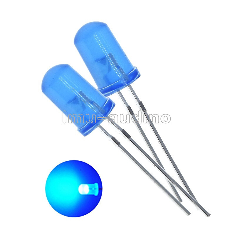 100Pcs LED 5MM BLUE COLOR BLUE LIGHT Super Bright