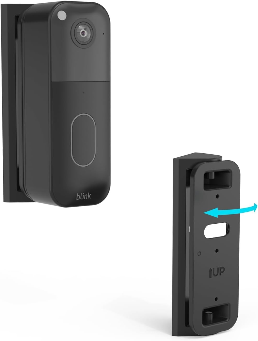 Adjustable Wall Mount for Blink Video Doorbell - Secure & Stylish 0-45° Angle
