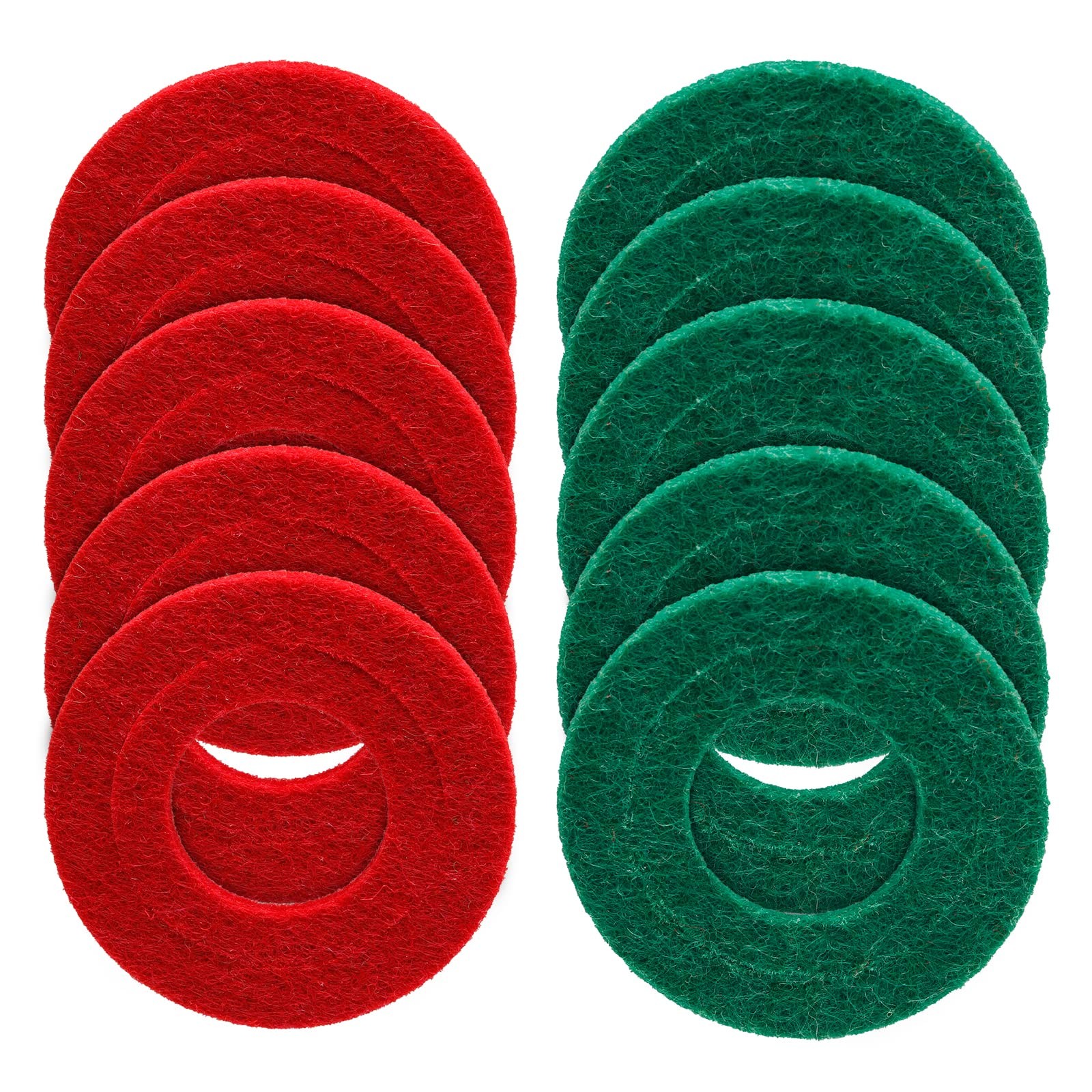 Bonsicoky 10 PCS Battery Terminal Anti Corrosion Washers Fiber, 5 Red+5 Green