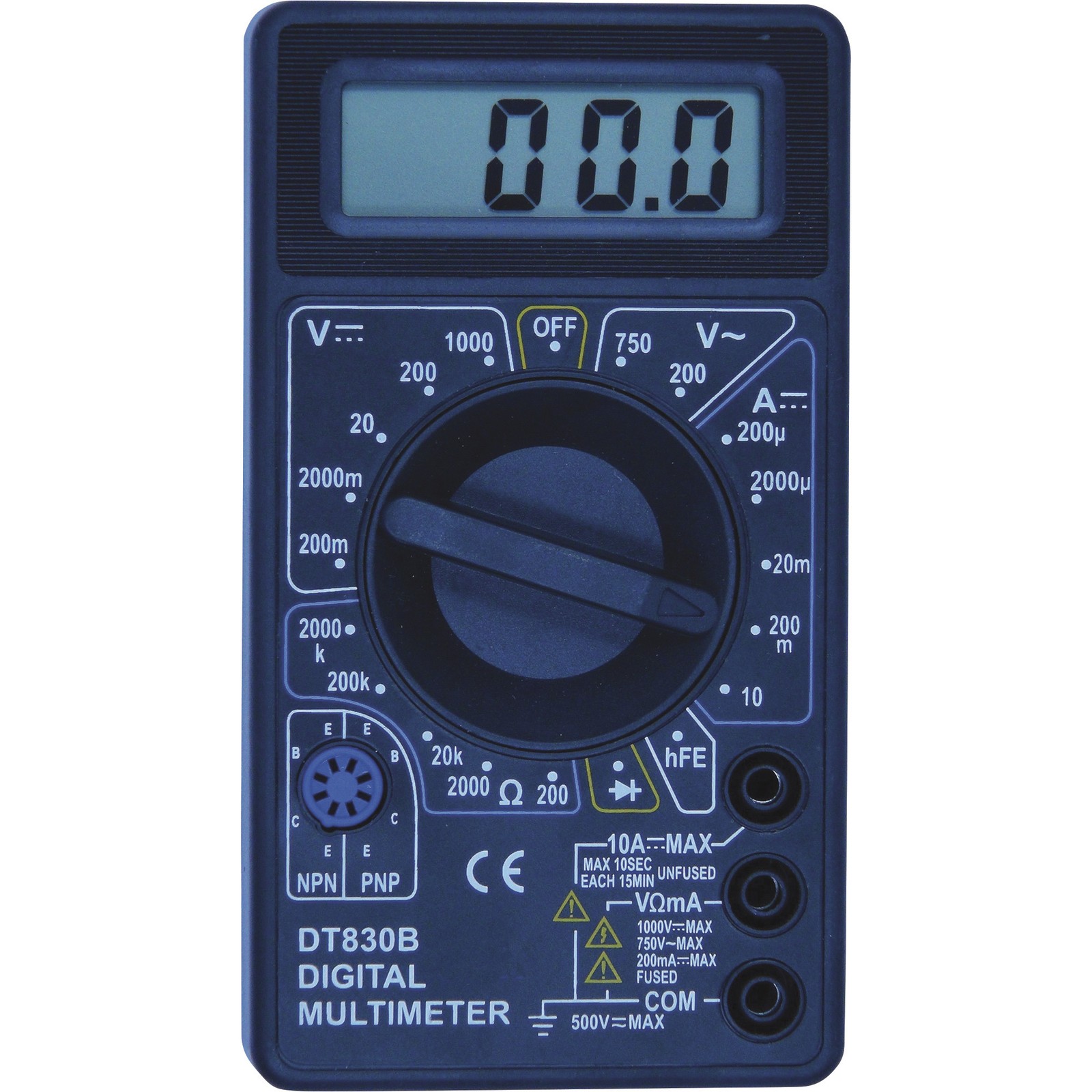 Ironton Digital Multifunction Volt Meter, 19 Test Ranges