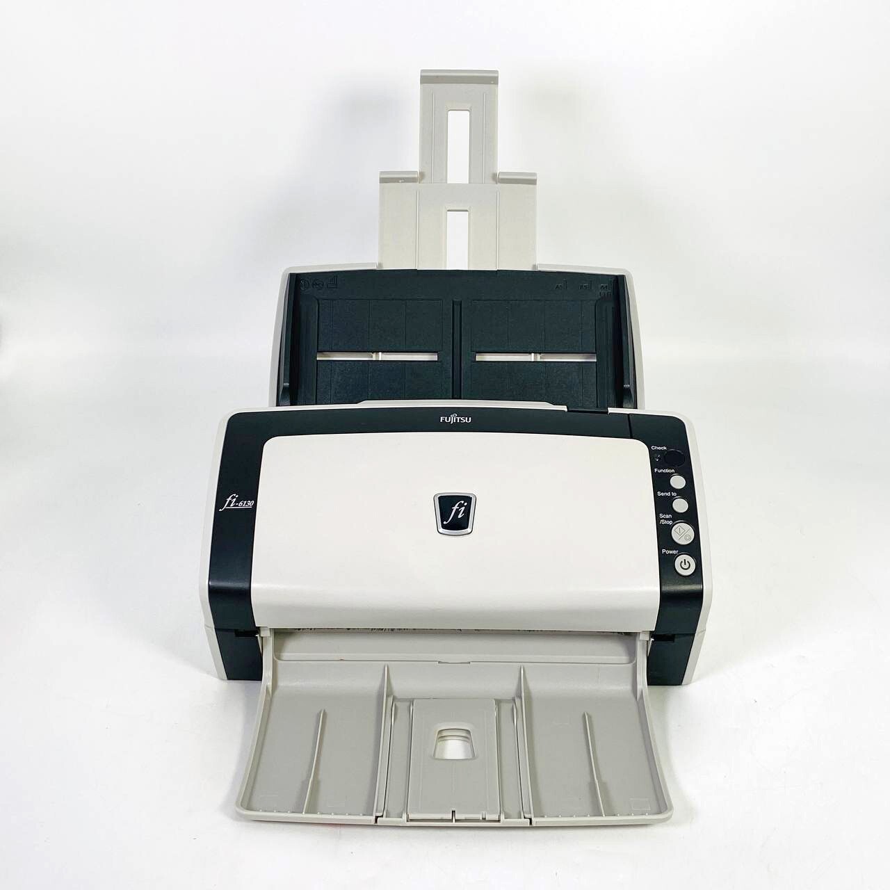 GOOD 🔥 Genuine Fujitsu Fi-6130 Duplex Pass-Through Document Scanner w/Bundle