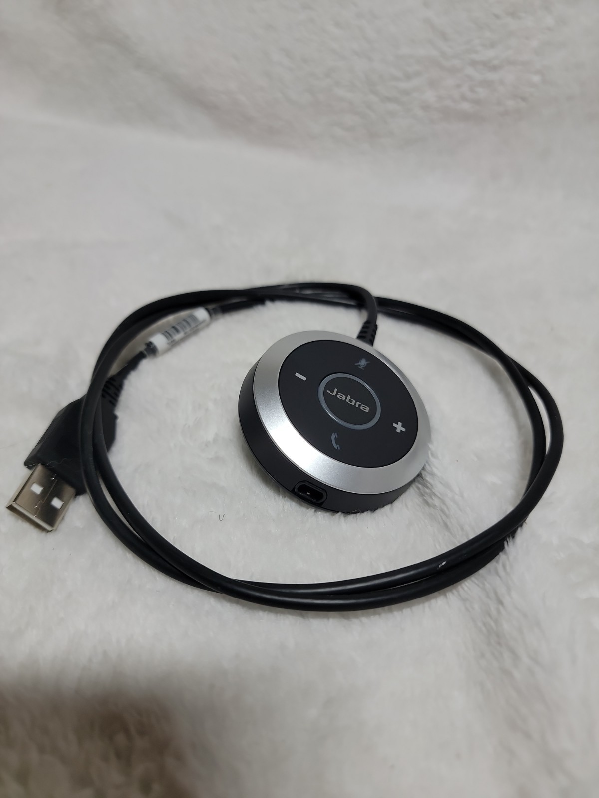 Jabra Evolve Link ENC010 3.5mm Aux to USB Adapter Headphone Control Unit Genuine
