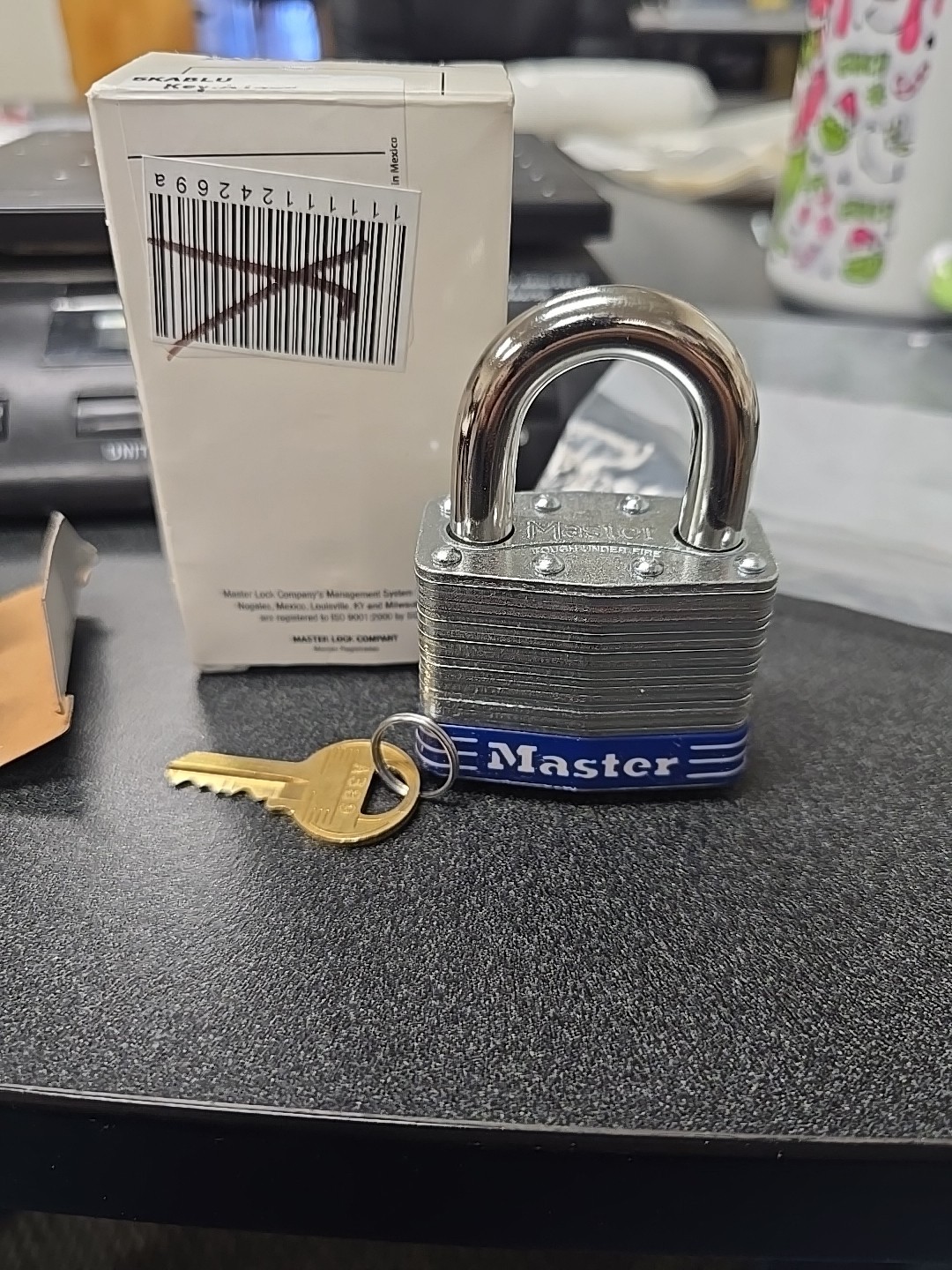 (QTY 5) Mixed Padlocks, Misc Lot - Master Lock, With Keys  General + Commercial