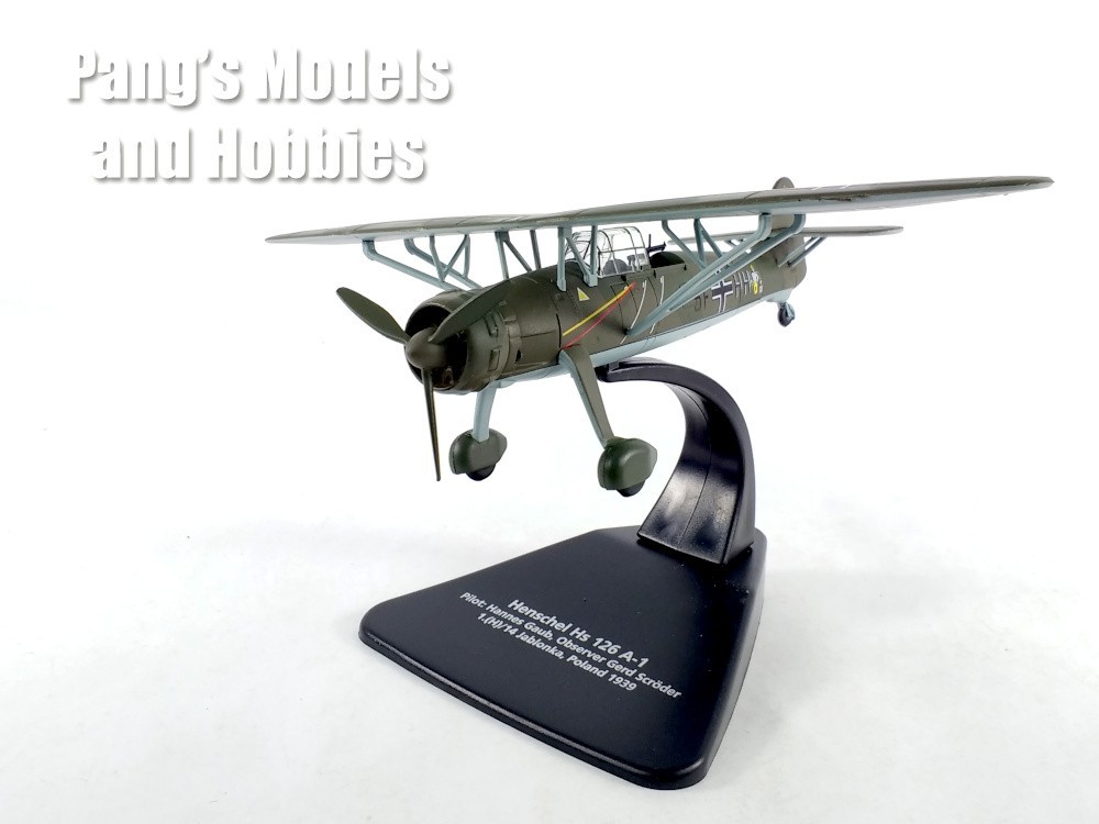 Henschel Hs 126 Hs-126 - Invasion of Poland 1939 1/72 Scale Diecast Model