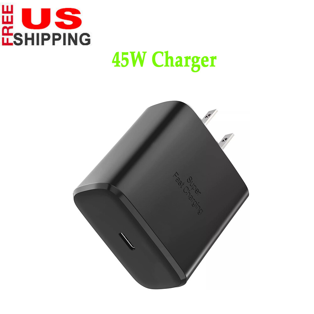 Universal 45W Type C Fast Wall Charger USB-C Wall Charger For Samsung Galaxy New