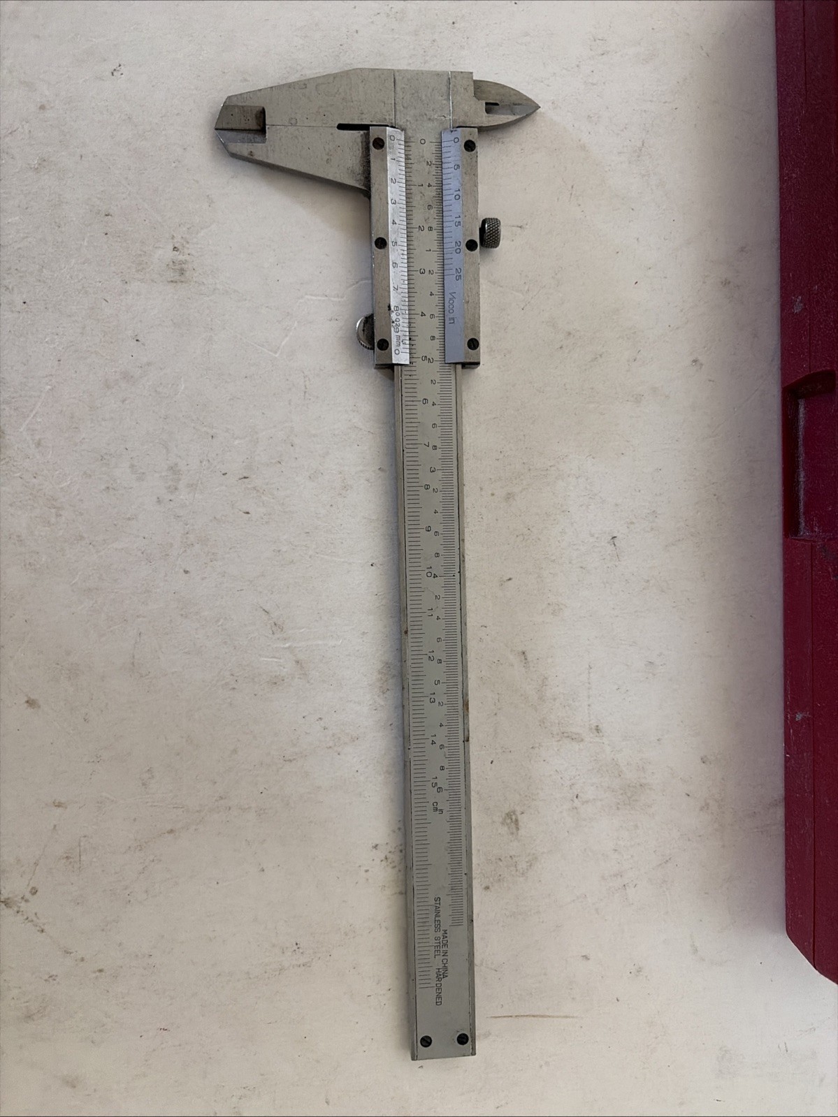 6” Verniers  Caliper ( unmarked ) Made In China With Storage Box