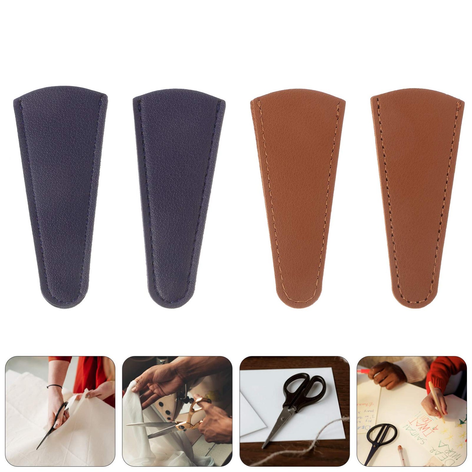 EXCEART Scissors Cover Protector for Sewing 8X3.3cm, As Shown