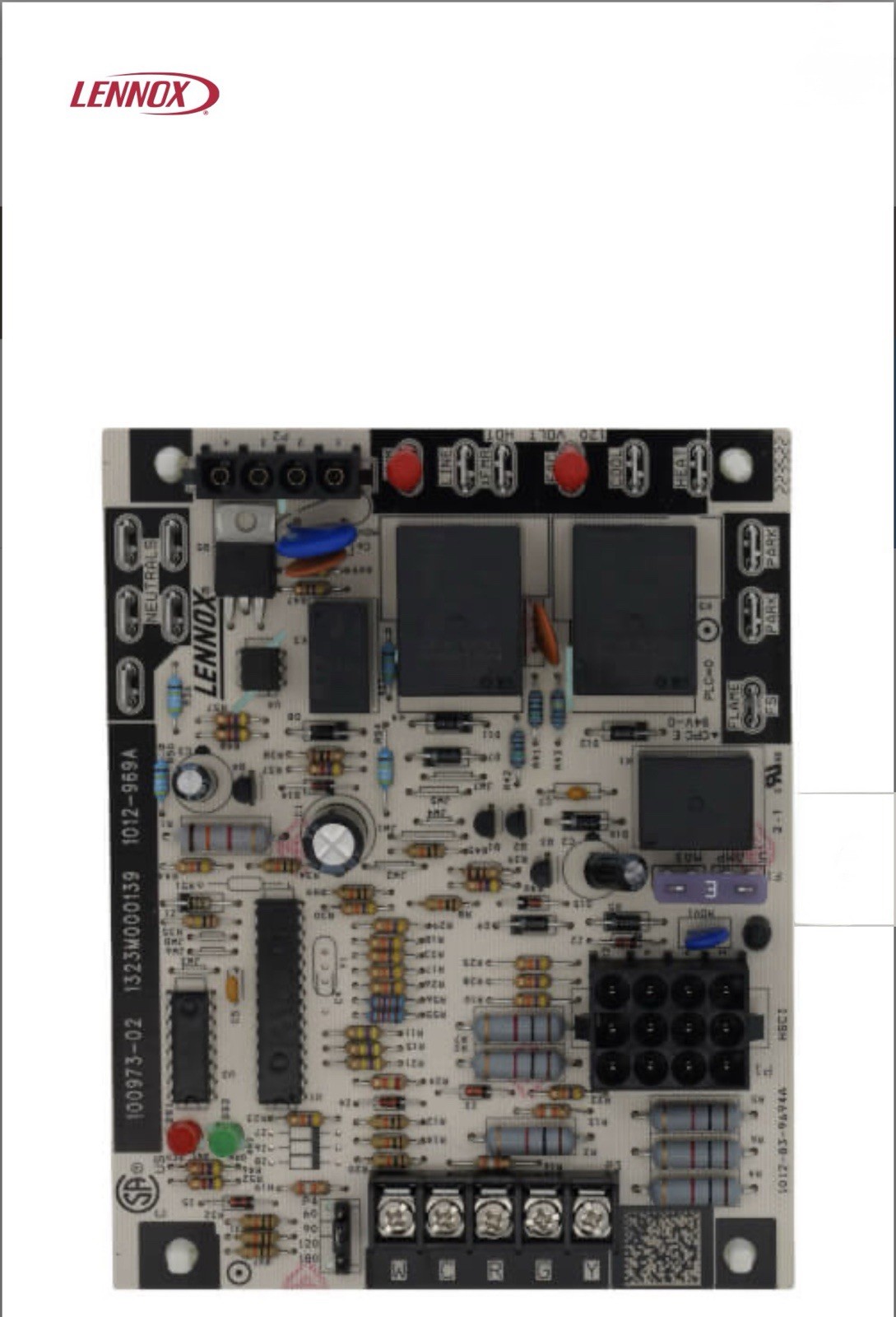 Lennox Ignition Control Board G40/G43 Series 17W70 P100973 100973-01
