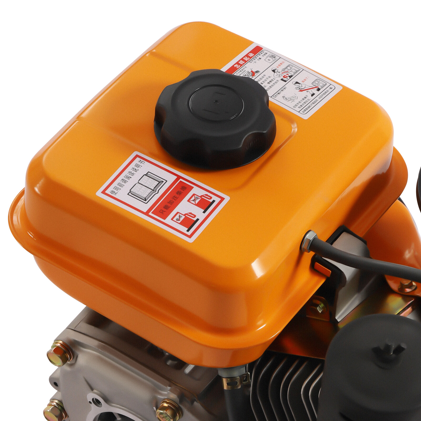 4 Stroke 3HP Diesel Engine OHV Motor Air-cooled Single Cylinder Pull Start 196cc