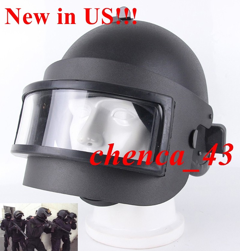US Stock!! Russian Altyn K63 Tactical Helmet Mask Black Steel Takov Replica Gear