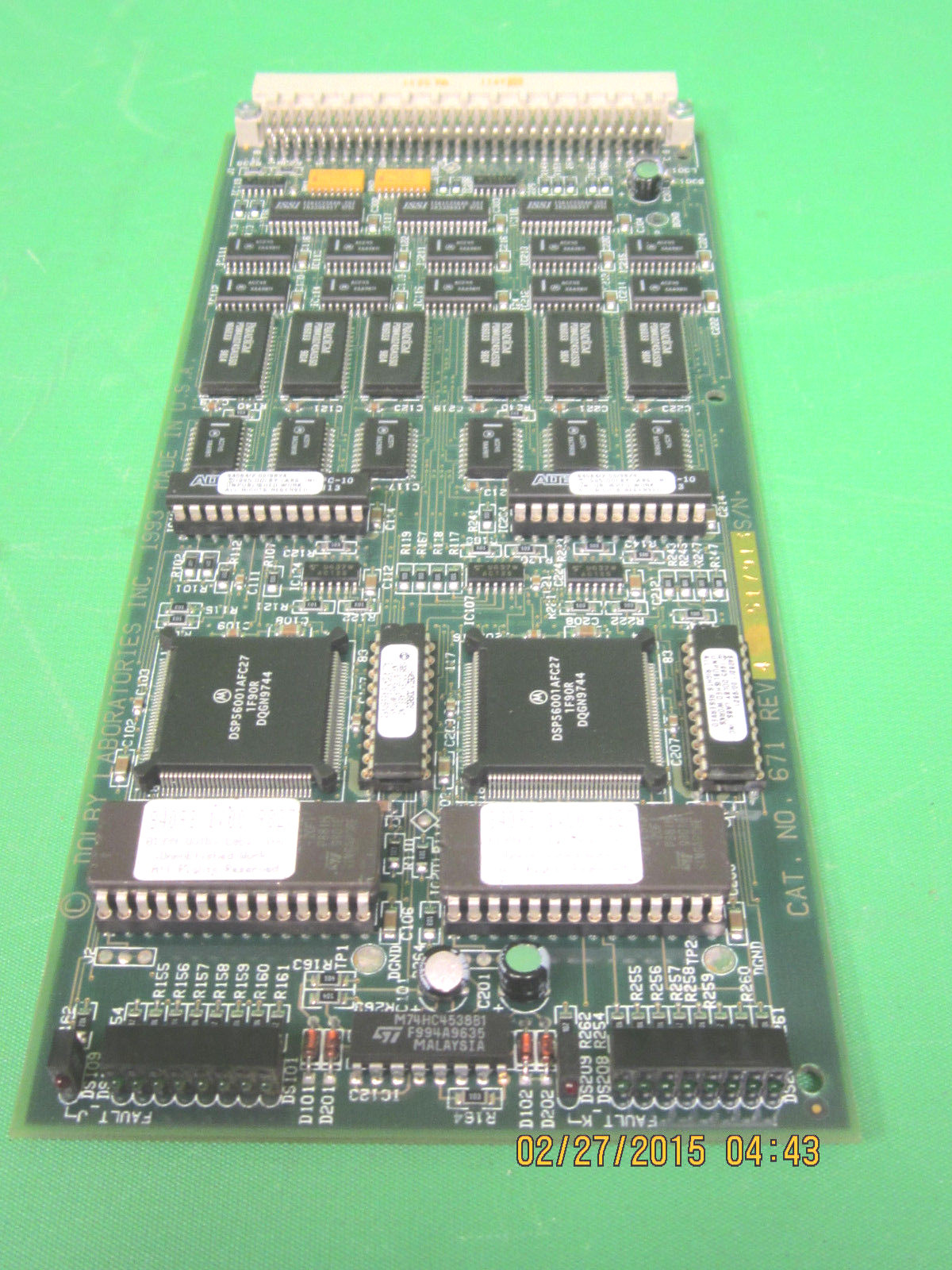 Dolby Cat 671 DSP Card 4 DA-20 or CP 500 Stereo Digital Audio Cinema Processor
