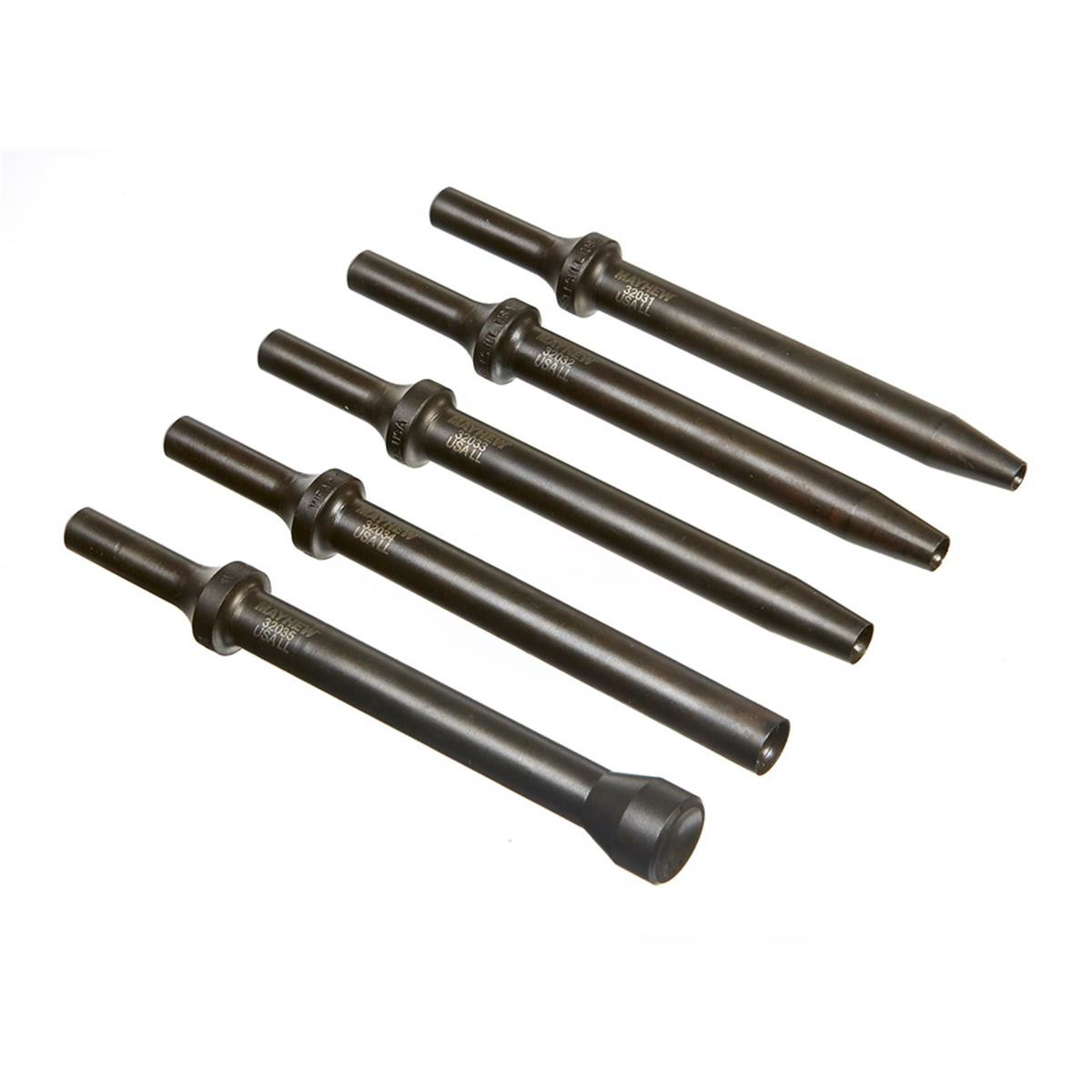 Mayhew Tools 32030 Pneumatic Round Head Riveter Set 5-Piece