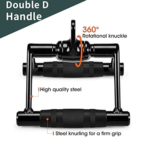 Cable Machine Attachment Set 14 Piece Tricep Rope Lat Pulldown Bar Ankle Straps