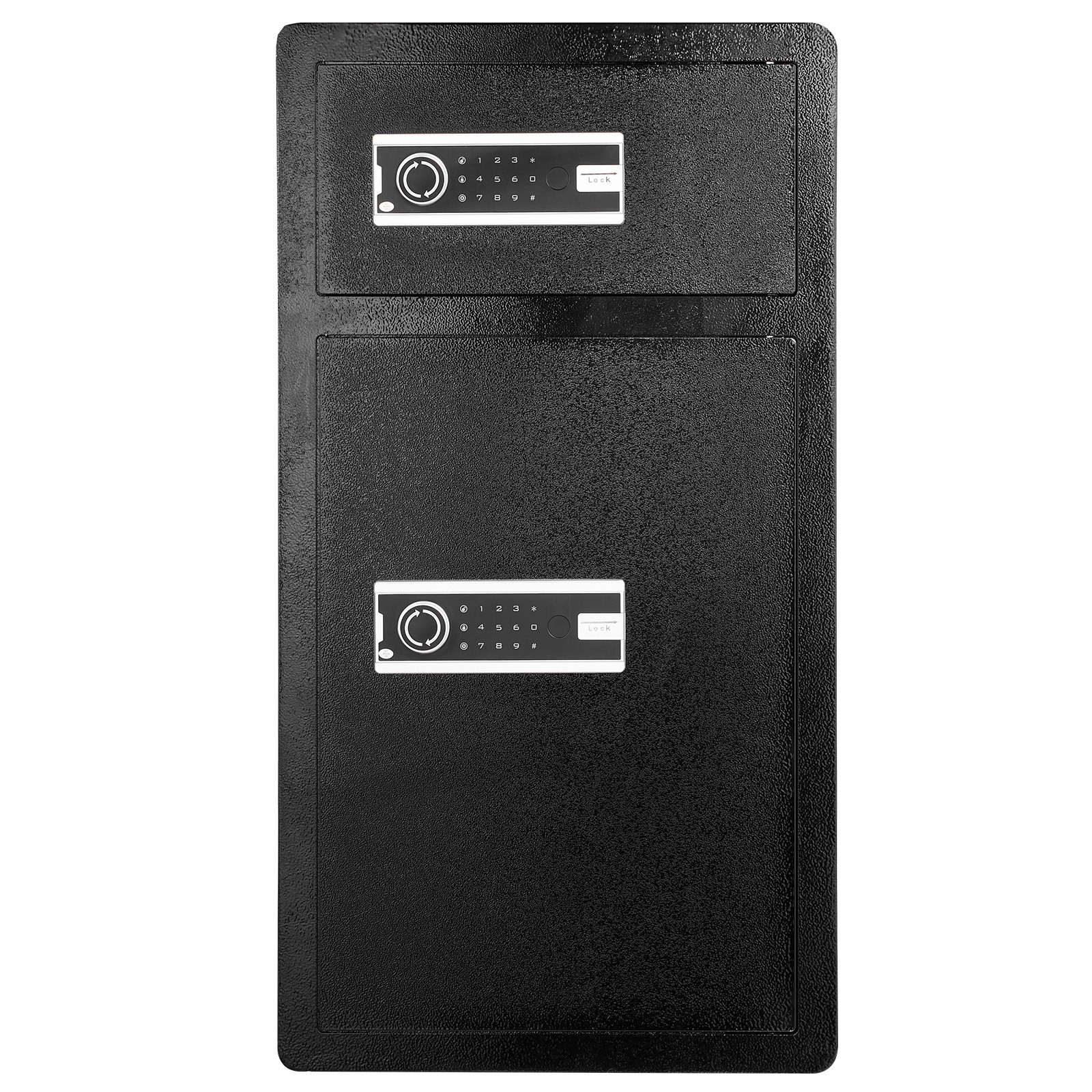 Double Door 7.2 cu.ft Safe Box with Key Lock Password Cabinet Black
