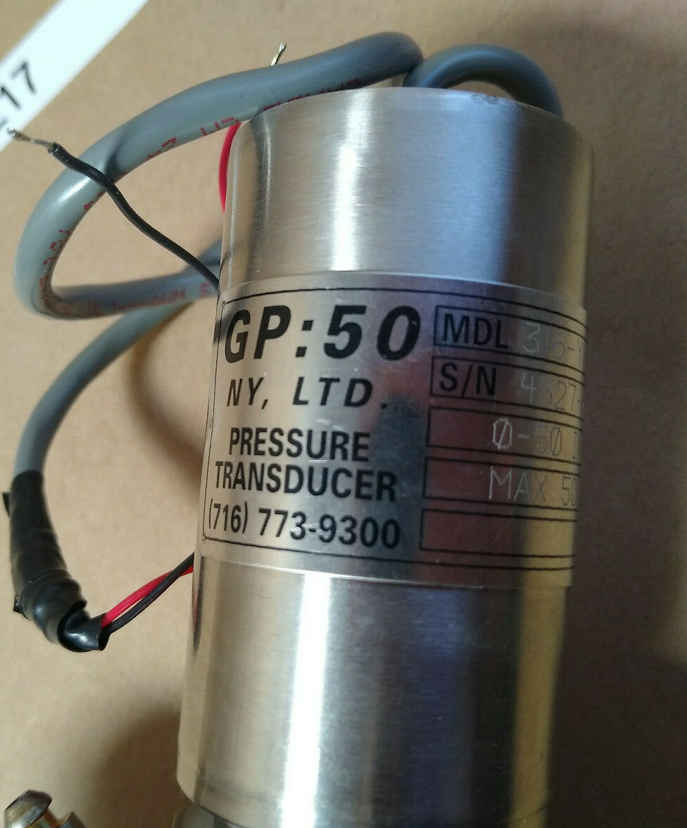 New GP:50 Differential Pressure Transducer model 316c