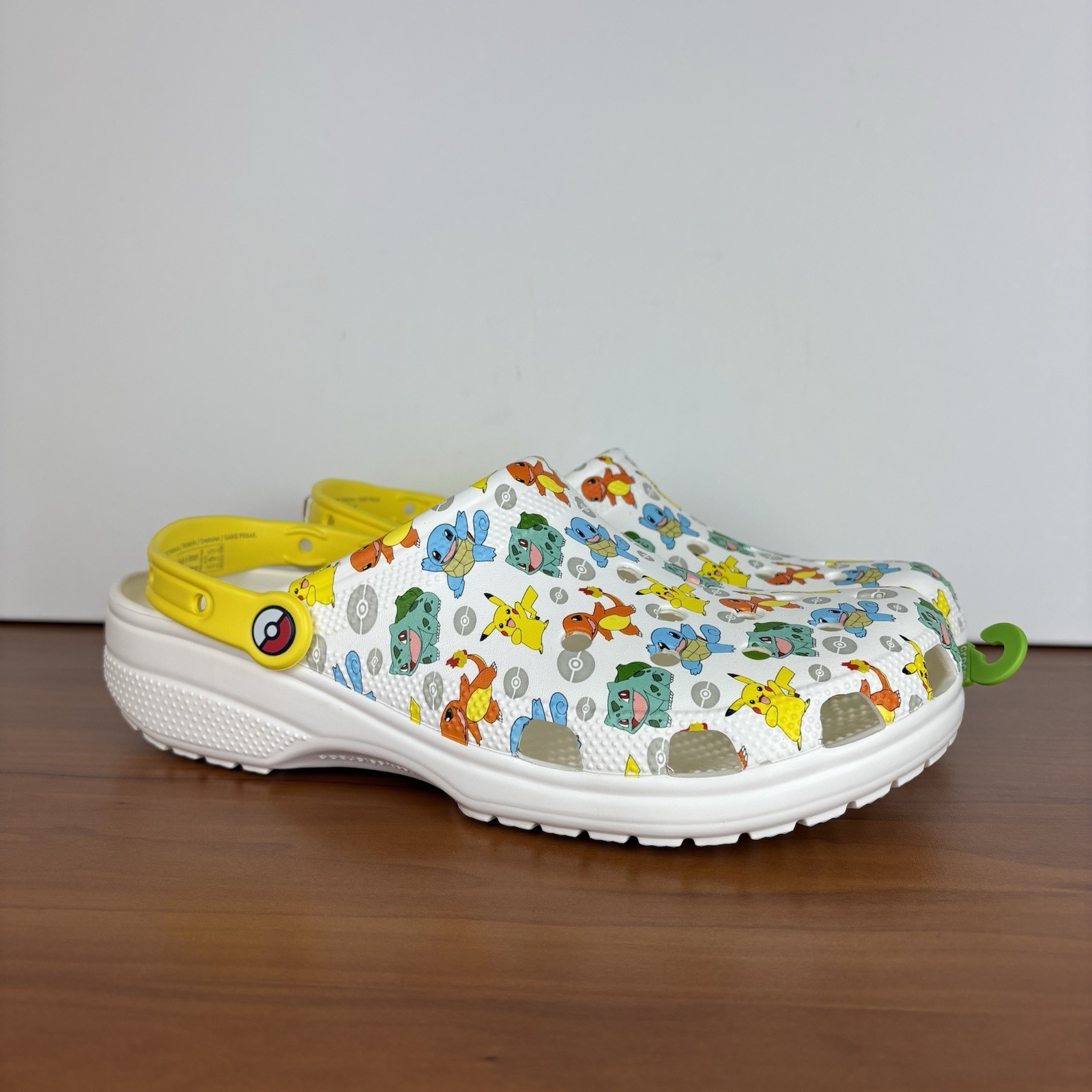 Crocs Pokémon x Classic Clog Starters White Multicolor 207765-94S Men's Size 11