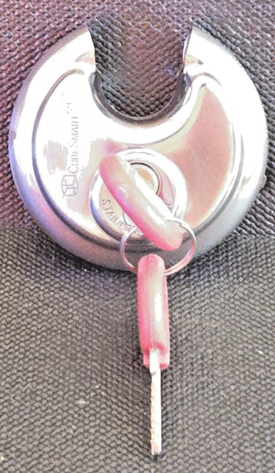 Cube Smart Storage Unit Stainless Steel Lock With 2 Keys Included