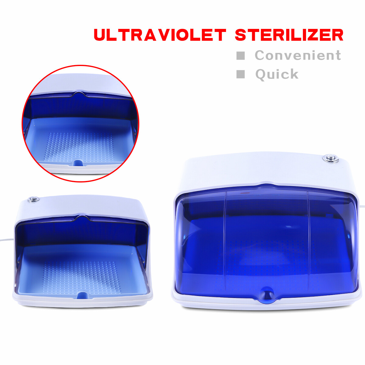 5W UV Sterilizer Ultra Violet Sterilization 8-8.5L Cabinet Ozone Machine YM-9003