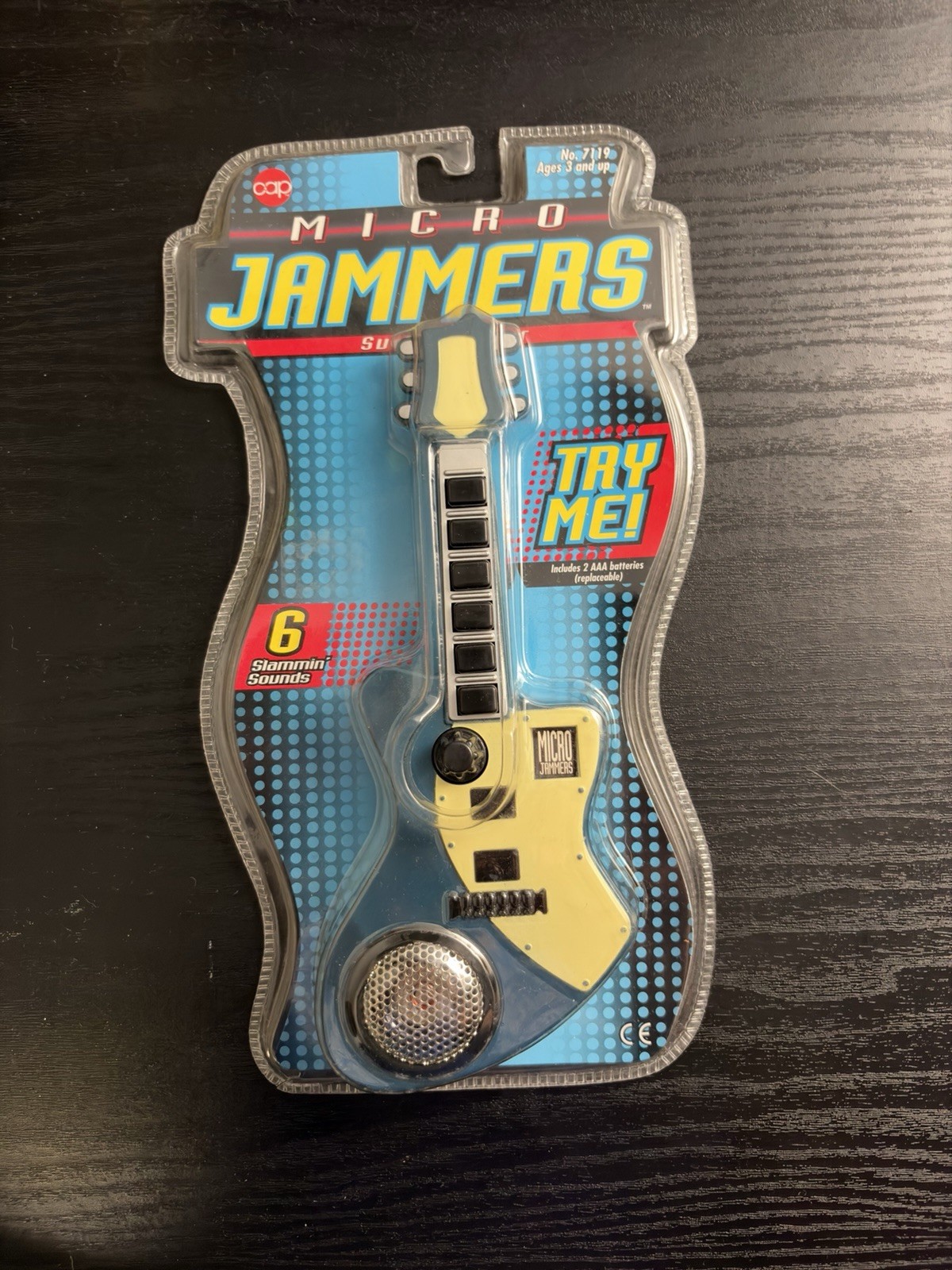 CAP Toys Micro Jammers Music Machine Guitar Toy Battery Operated 6 Songs