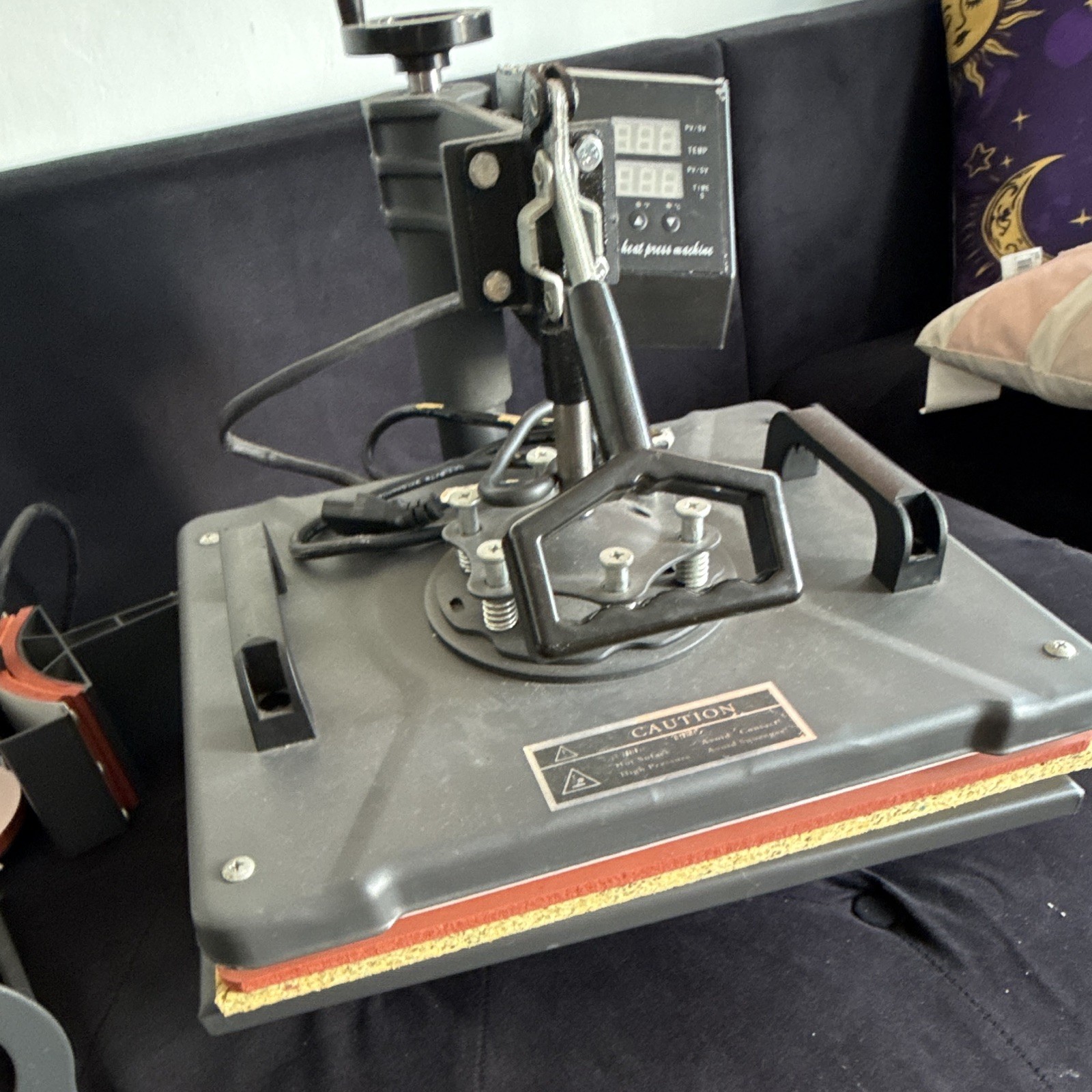 Combo Heat Press Machine Clamshell 12 x 15 in Digital Display Sublimation Press