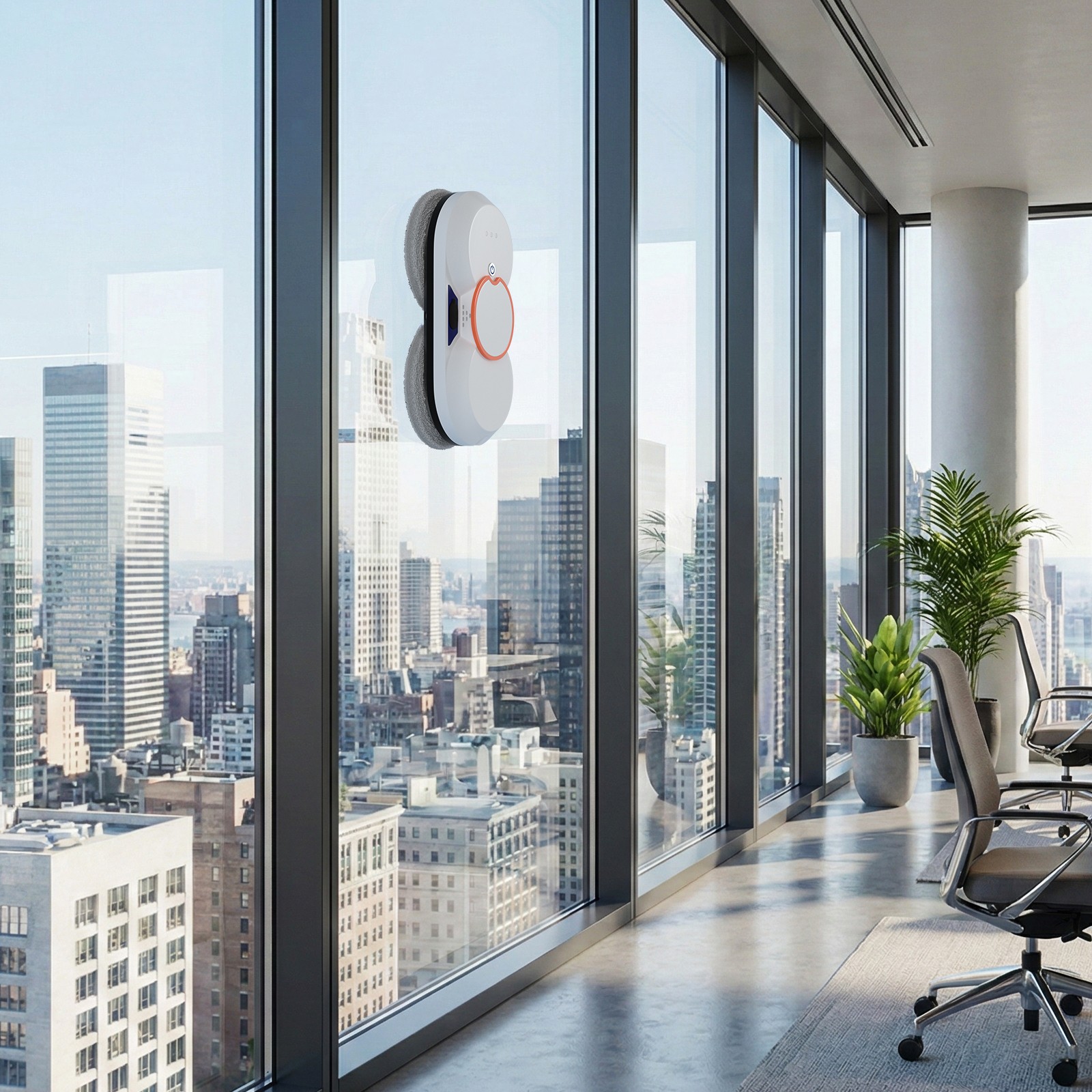 Smart Window Cleaning Robot with 5600Pa Suction Power