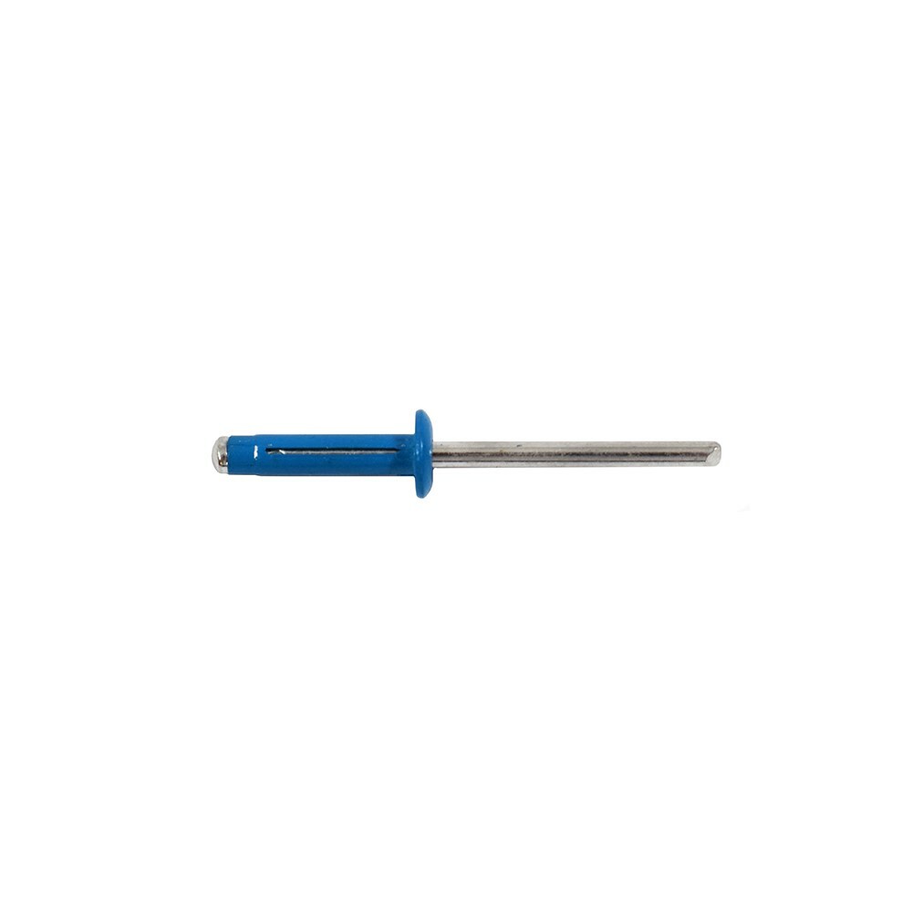 Box of 250 Exploding Pepsi Blue Finish 3/16" Dia. Small Head Aluminum Rivets