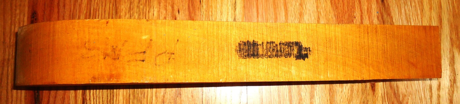 Pistol Stock Blank, Muzzleloader, Curly Maple, 18" x 2 5/16"