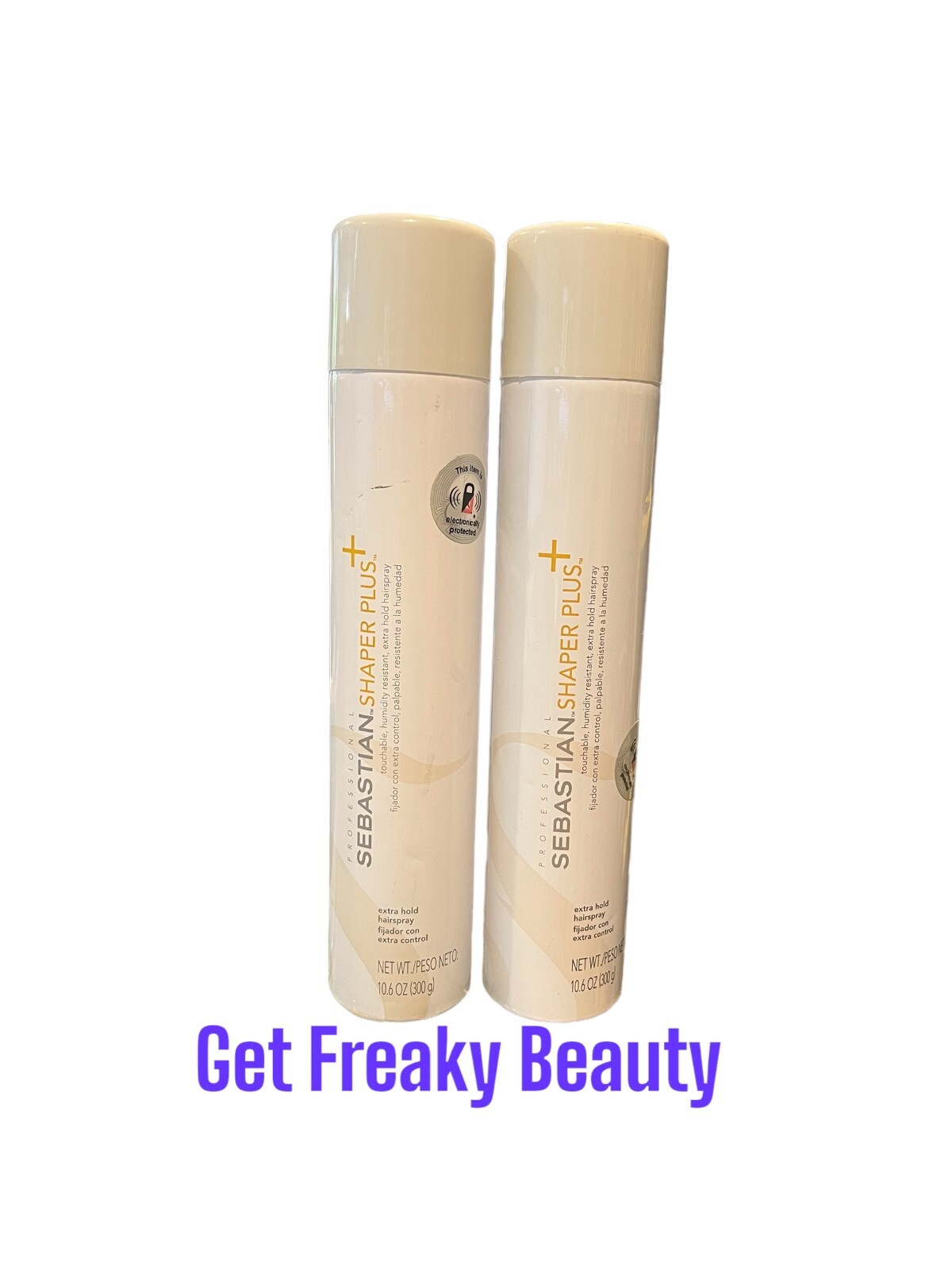2 PACK. 10.6 oz. Sebastian Shaper + Extra Hold Hairspray. Shaper Plus. 300g.