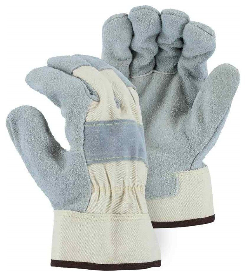 Pair of Extra Large Leather Palm Premium Work Gloves 1800 EXTRA LARGE Farmer