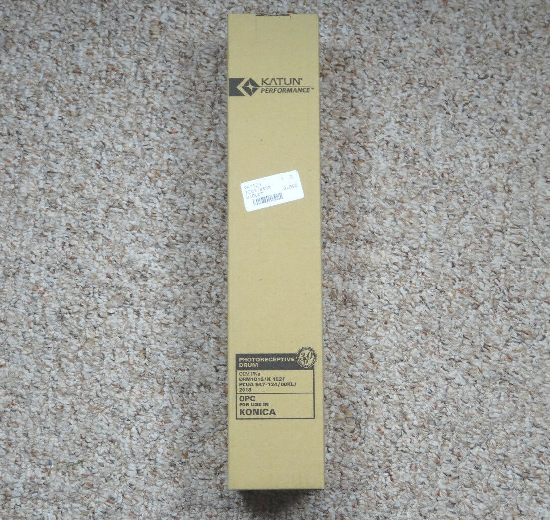 Katun Photoreceptive Drum Qty. 1 OEM P/N DRM1015, K 152, 00KL, New Free Shipping