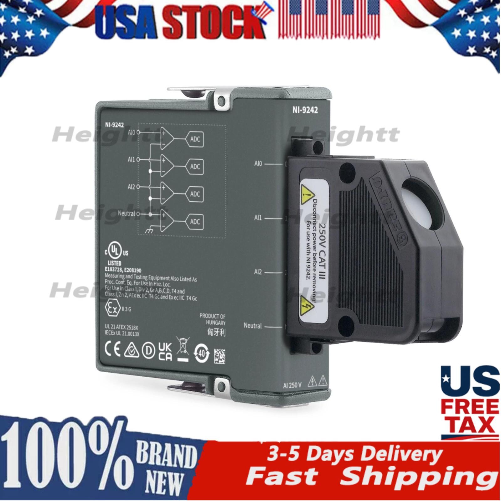 NEW National Instruments NI 9242 NI-9242 4-Ch Analog Input Module
