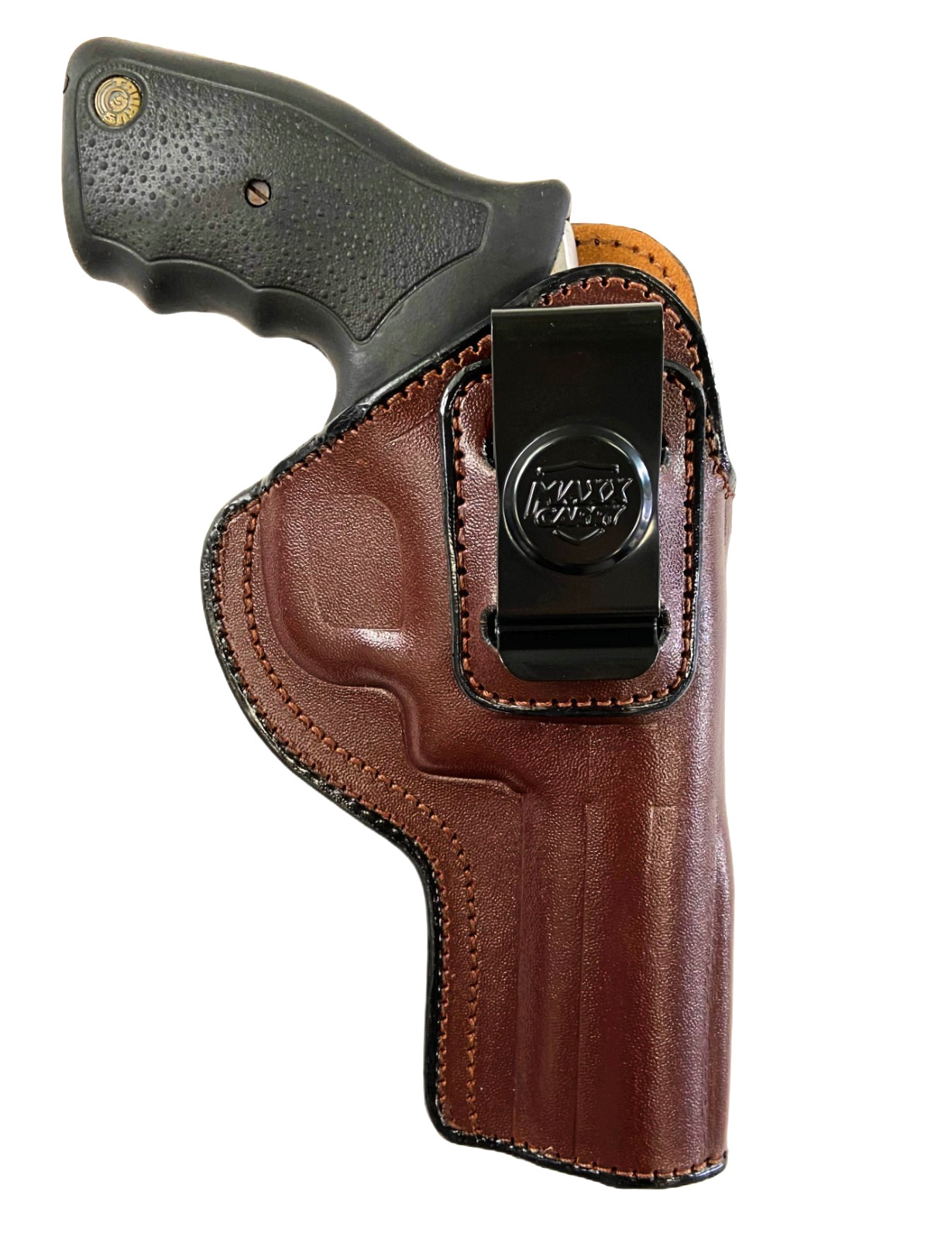 IWB Brown Full Grain Cowhide Leather Holster - COLT VIPER 4"/4.25" REVOLVER .357