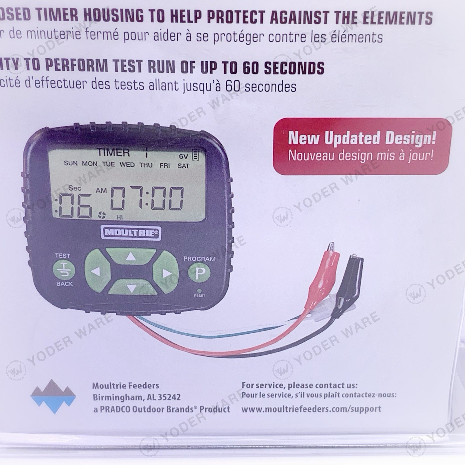 Moultrie Universal Digital Timer II Feeder Accessory 6, 12 Volt Timer MFA-13461