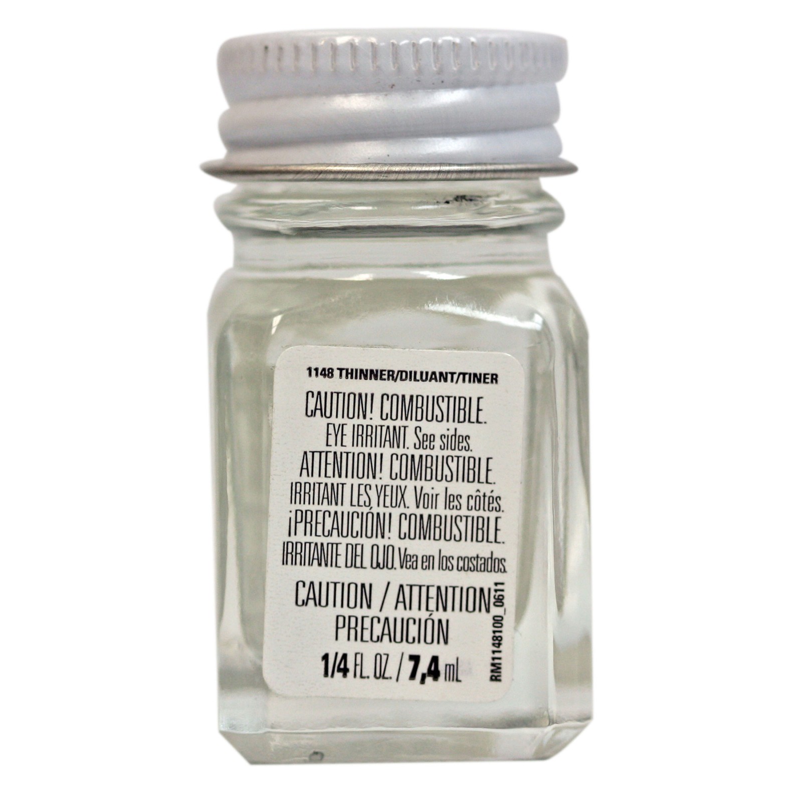 Testor Corp. Enamel 1/4oz Thinner TES1148TT Plastics Paint Enamels
