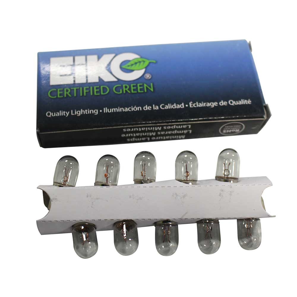 Miniature Lamp Light Bulbs - 6.3V - #1847 - Set of 10