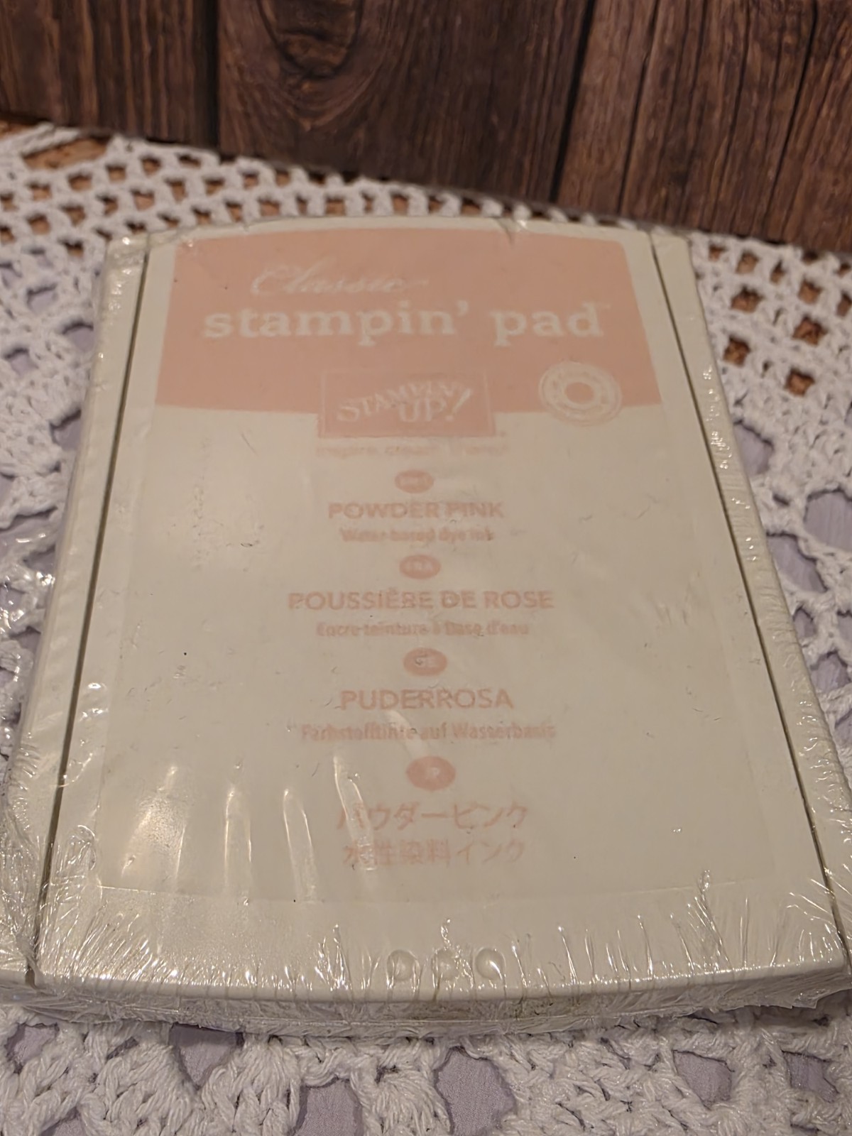 Stampin' Up! Powder Pink Ink Pad Retired In Color  NIP Light Pink