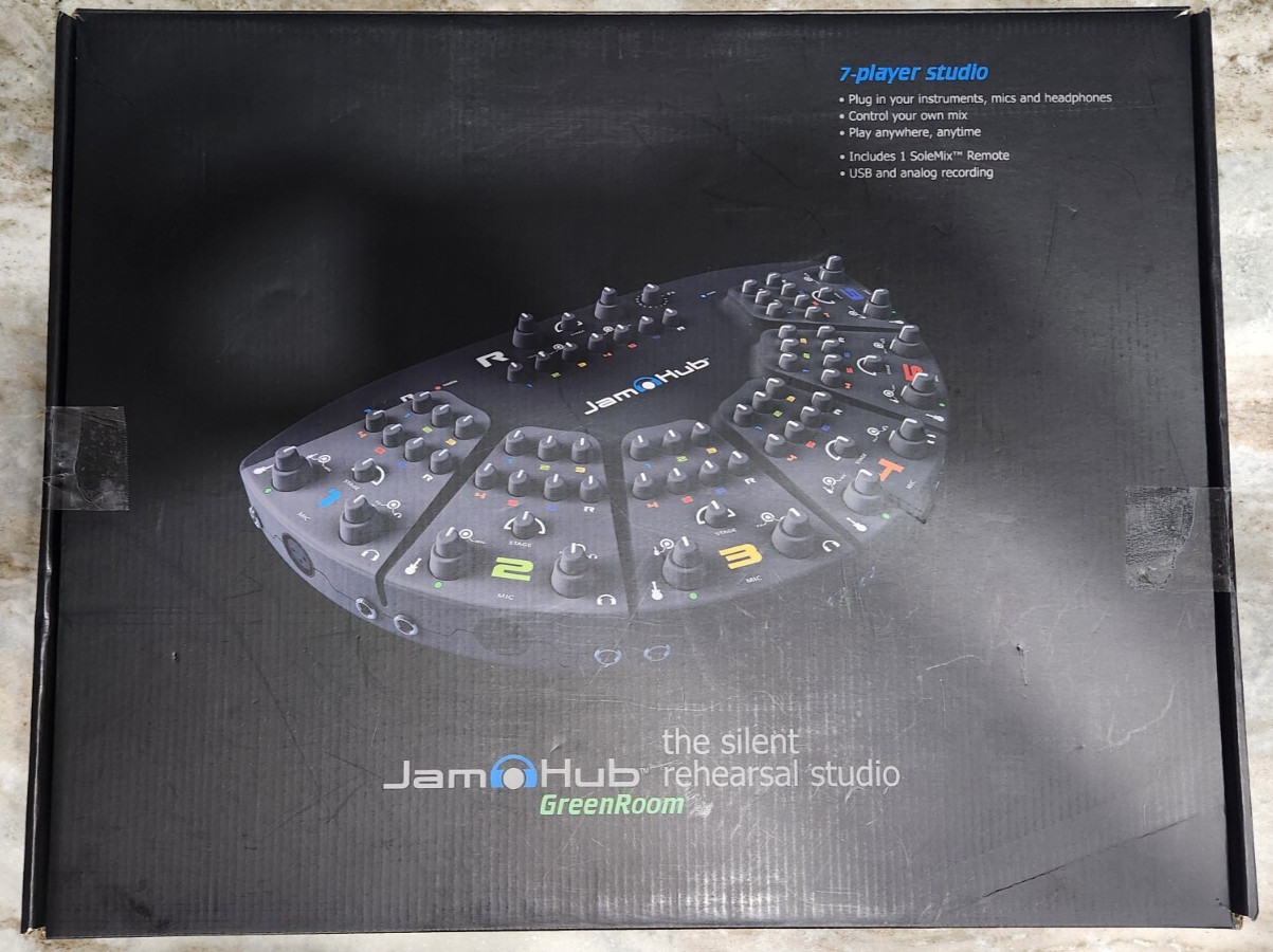Jam Hub Jamhub GreenRoom Silent Rehearsal Studio 7 Channels w/ remote