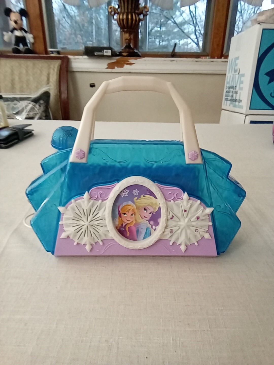 Disney Frozen Sing-Along Karaoke Purse with Microphone and Lights Auxiliary In