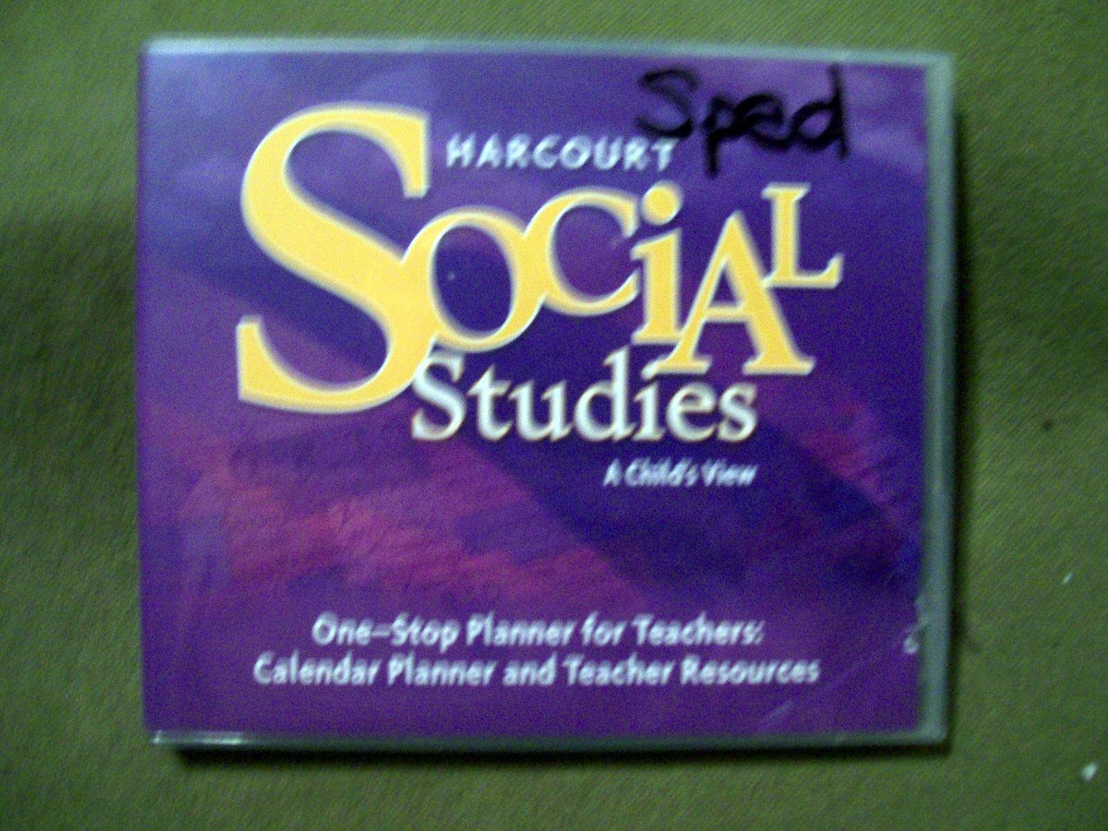 Harcourt Social Studies Gr. 1 A Child's View Calendar Planner & Teacher Resource