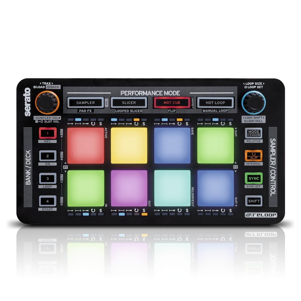 Reloop Neon USB Modular Performance Drum Pad Controller for Serato DJ