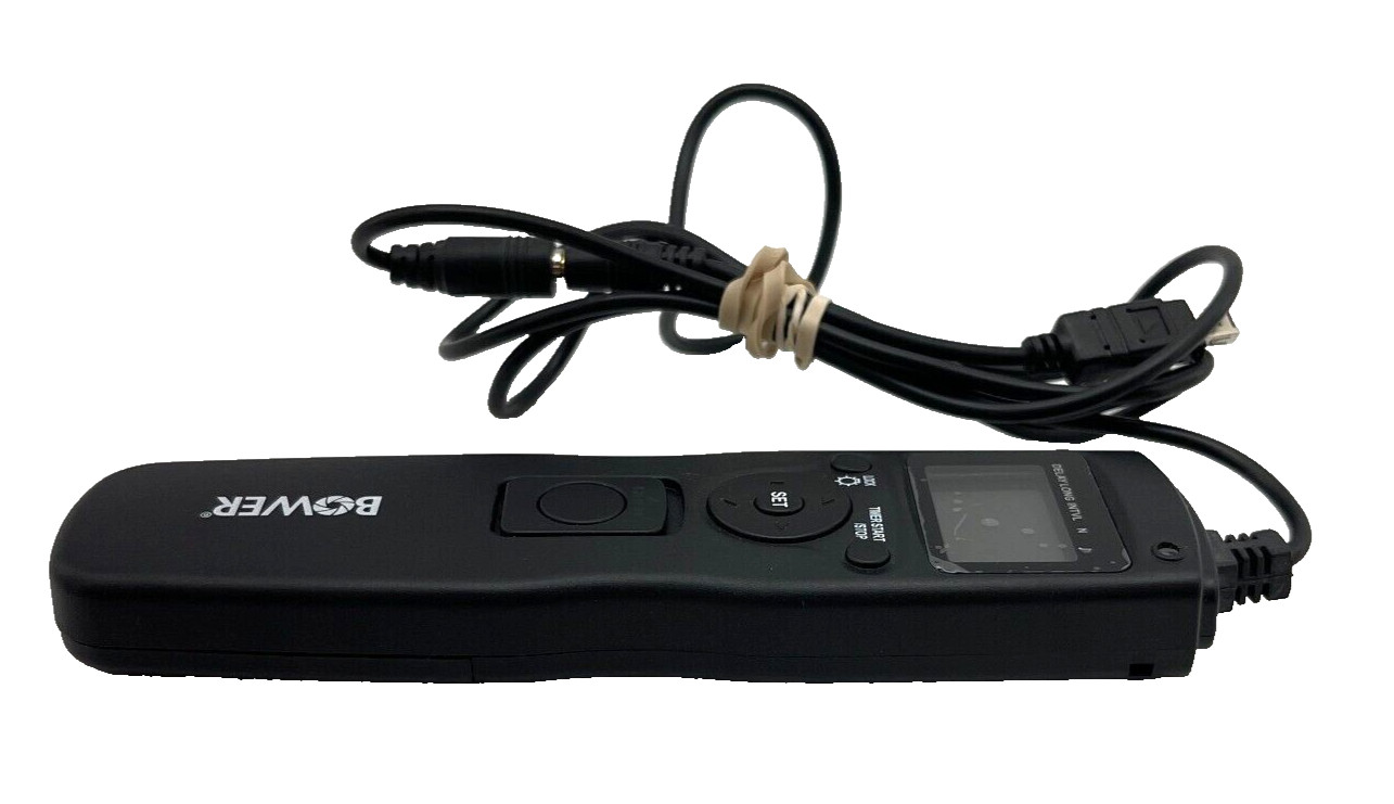 Bower Timer remote Switch RCLN3R Works w/ Nikon D90/D5000/D7000/D3100