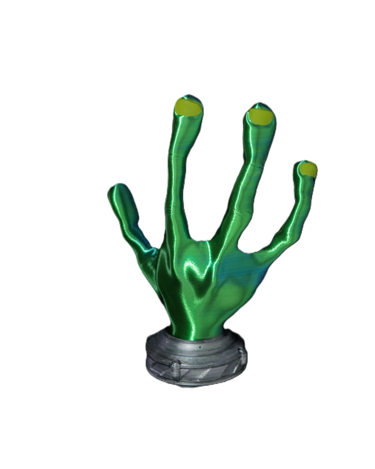 4-Finger Alien Hand Controller Holder Stand for PS5 Xbox - 3D Printed Decor